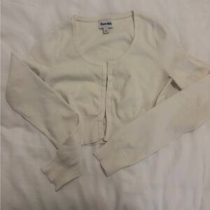 Sunday Best Cream Cropped Cardigan